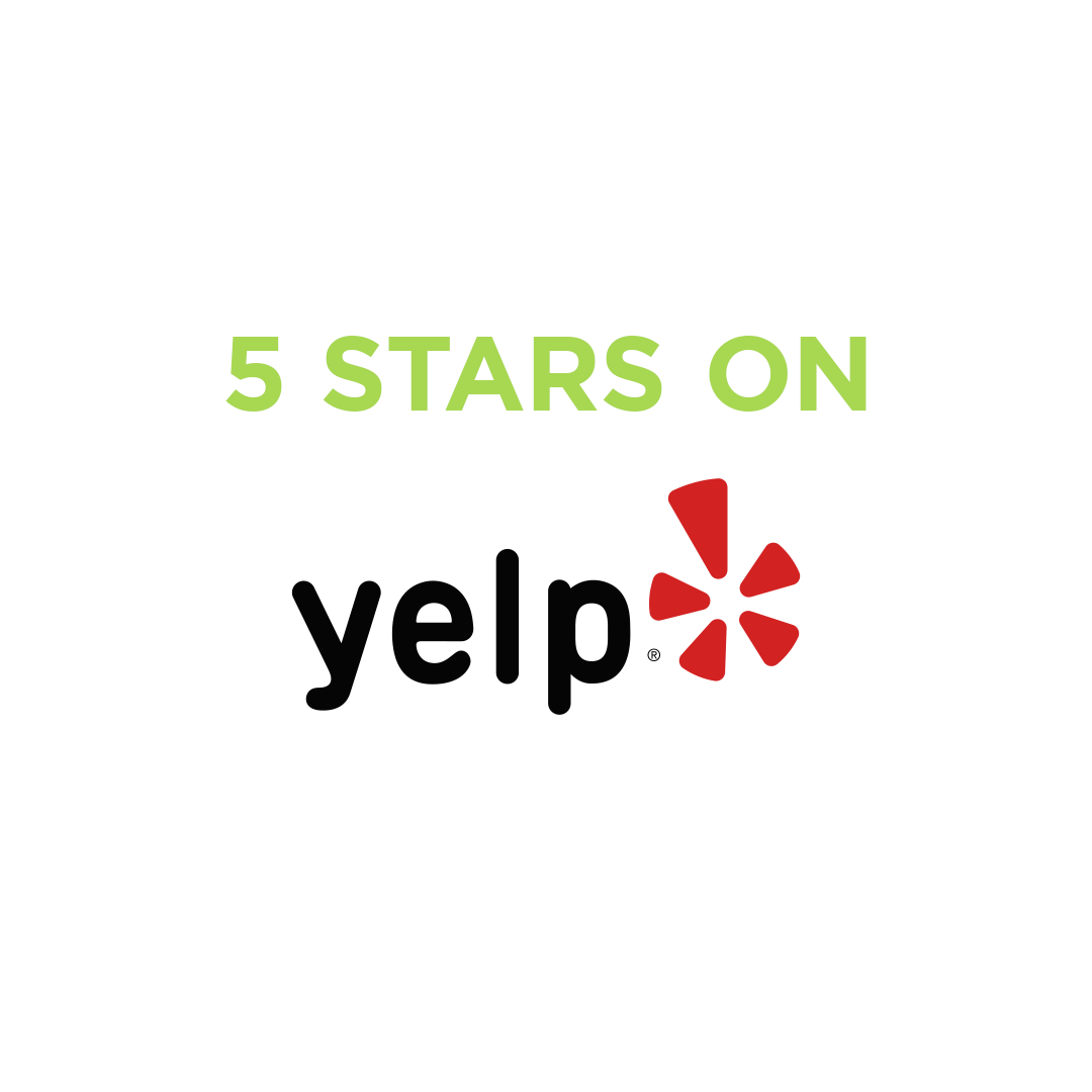 5 stars on yelp 5 stars on yelp